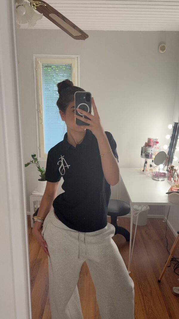 Awakened Spirit Polo Shirt Black - Image 4
