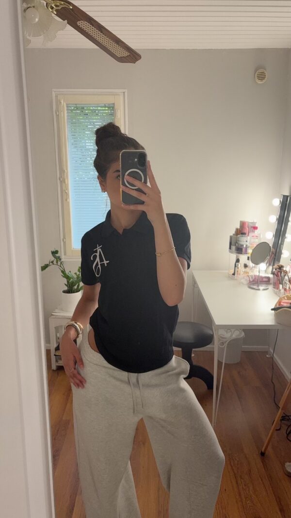 Awakened Spirit Polo Shirt Black - Image 2