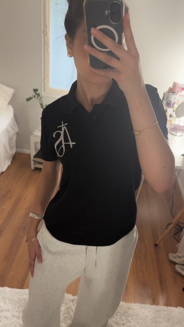 Awakened Spirit Polo Shirt Black